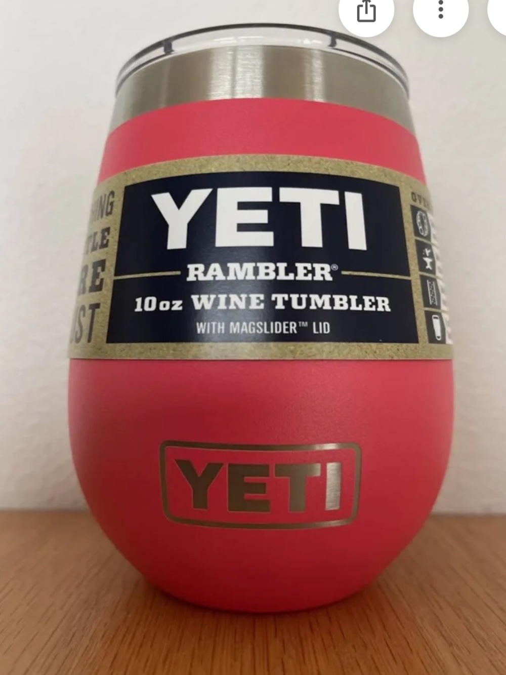 Yeti Rambler 10 oz Wine Tumblers Bimini Pink (Set of 2)